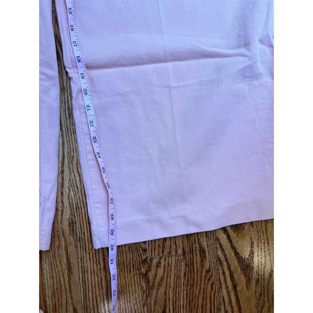 Maeve Pleated Wide Leg Pants Cotton/Tencel Neutral Pink W Sz 33 NWT - Picture 8 of 12